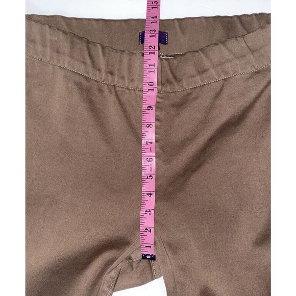 NYDJ Pull On Jegging Jeans Elastic Tan Brown Skinny Stretch Neutral High Rise 16 - Picture 9 of 14